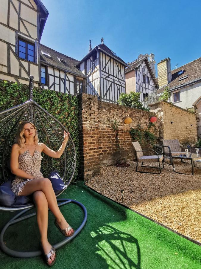 Appartement L'Oiseau De La Cathédrale - Calme - Jardin - Wifi à Troyes Extérieur photo